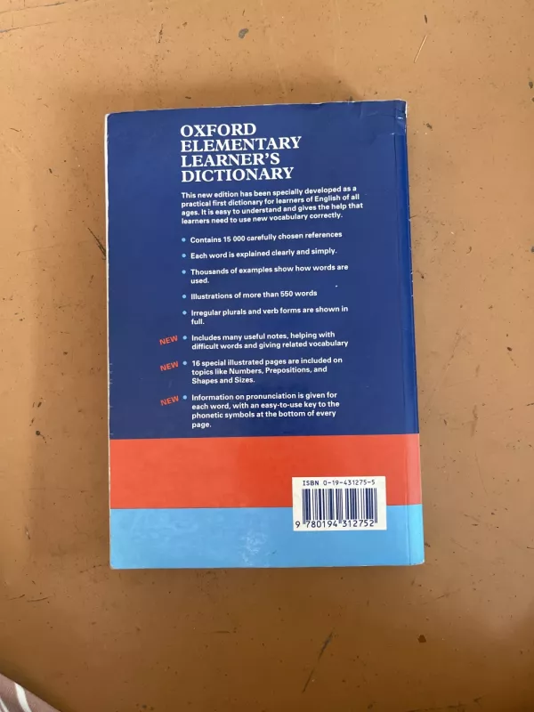 Elementary learner's dictionary - Dictionaries Oxford, knyga 4