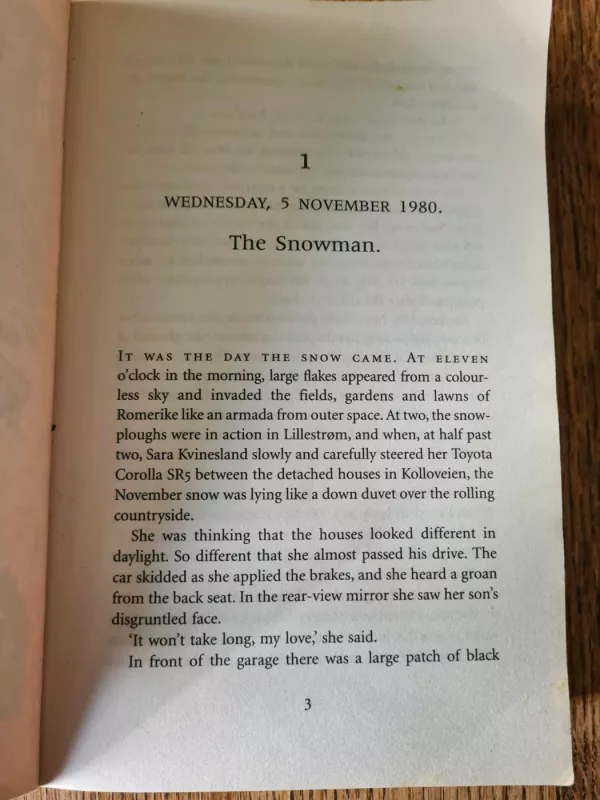 The Snowman - Jo Nesbo, knyga 5