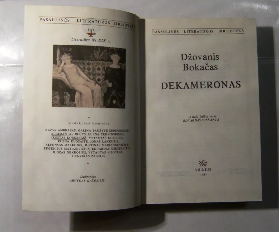 Dekameronas - Džovanis Bokačas, knyga 4