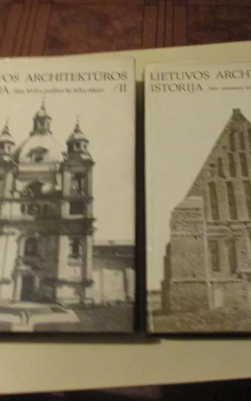 Lietuvos architektūros istorija (1 ir 2 tomai) - Jonas Minkevičius, knyga