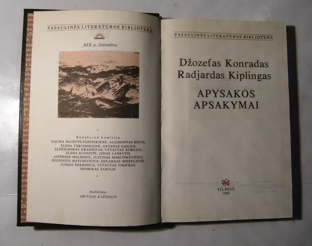 Apysakos, apsakymai - Džozefas Konradas, Radjardas  Kiplingas, knyga 3