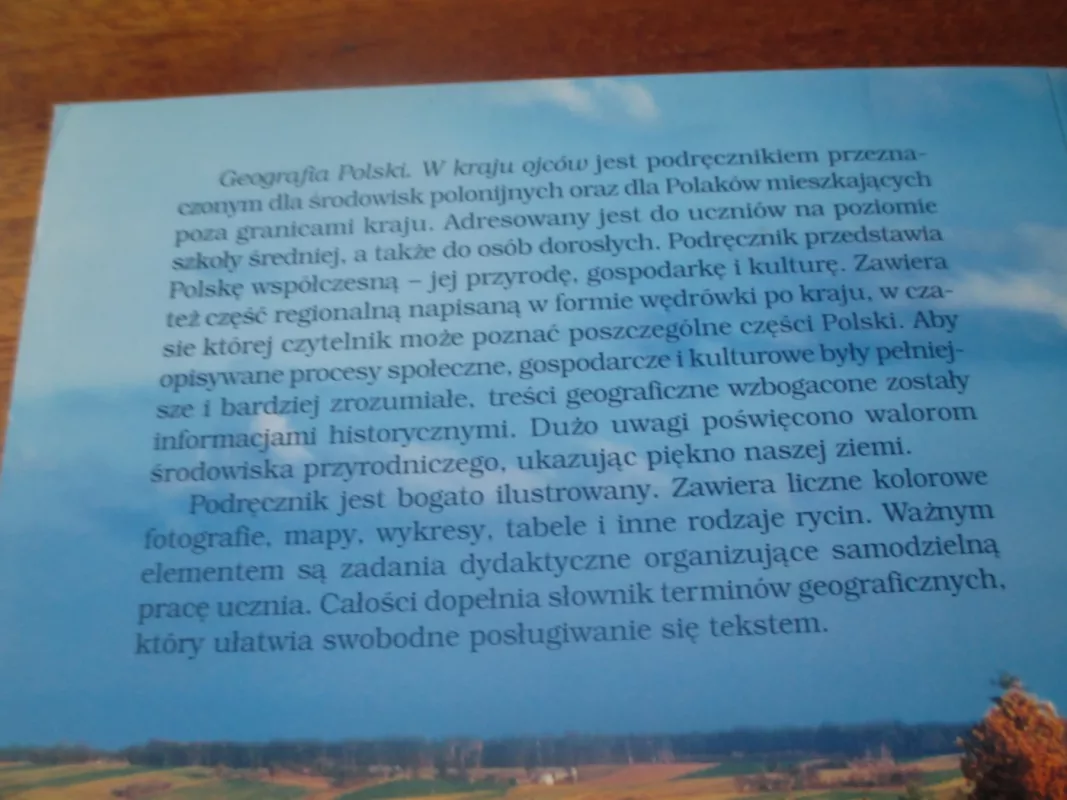 Geografia Polski. W kraju ojcow - Harasimiuk Krystyna, Rodzoś Jolanta, knyga 6