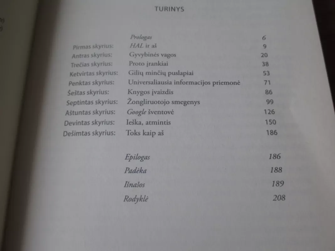 Seklumos: kaip internetas veikia žmogaus smegenis - Nicholas Carr, knyga 3