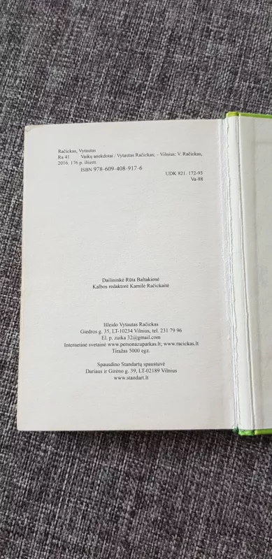 Vaikų anekdotai 2 - Vytautas Račickas, knyga 4