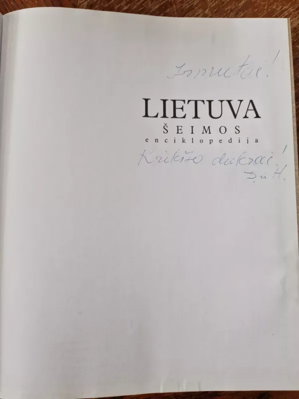 Lietuva. Šeimos enciklopedija - Autorių Kolektyvas, knyga 3