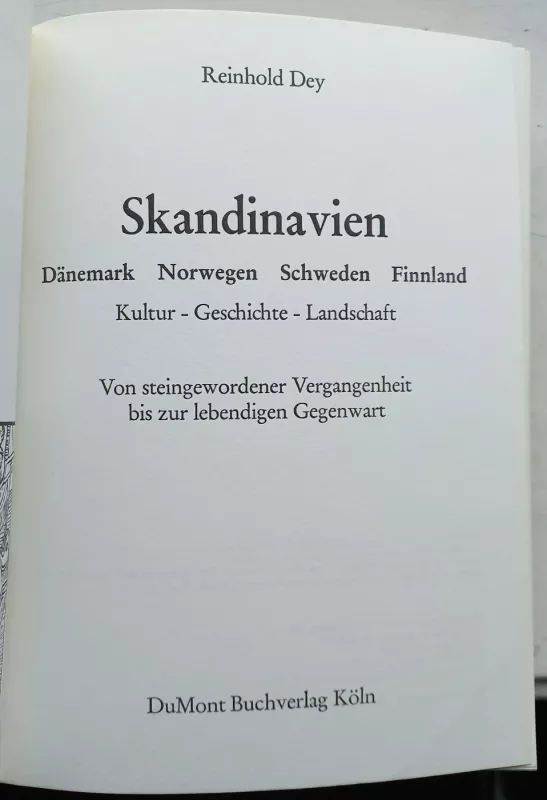 Skandinavien - Reinhold Dey, knyga 3