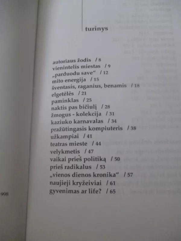 VILNIAUS LANGAS '97 - Arvydas Juozaitis, knyga 3