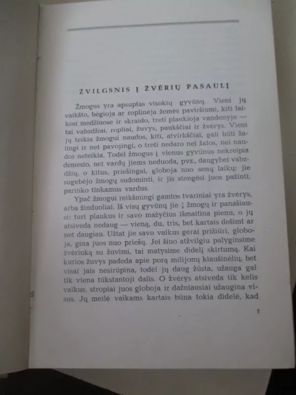 Apie žvėris ir paukščius - Tadas Ivanauskas, knyga 3