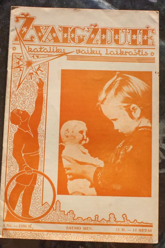 Žvaigždutė, 1933-nr.3, 1936-nr.1. Vaikų žurnalai. - S.J. Paukštys, knyga 3