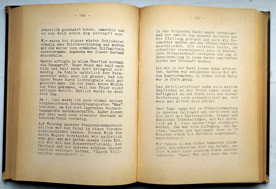 Kriegsfreiwilliger 1914/1919 - Emil Popp, knyga 6