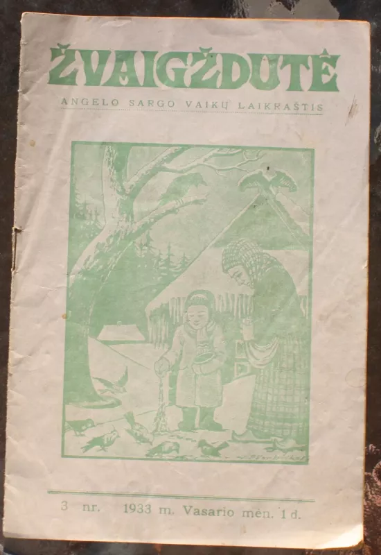 Žvaigždutė, 1933-nr.3, 1936-nr.1. Vaikų žurnalai. - S.J. Paukštys, knyga 4