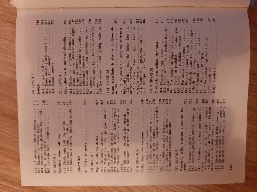 Teorinė mechanika - Vytautas Paliūnas, knyga 4