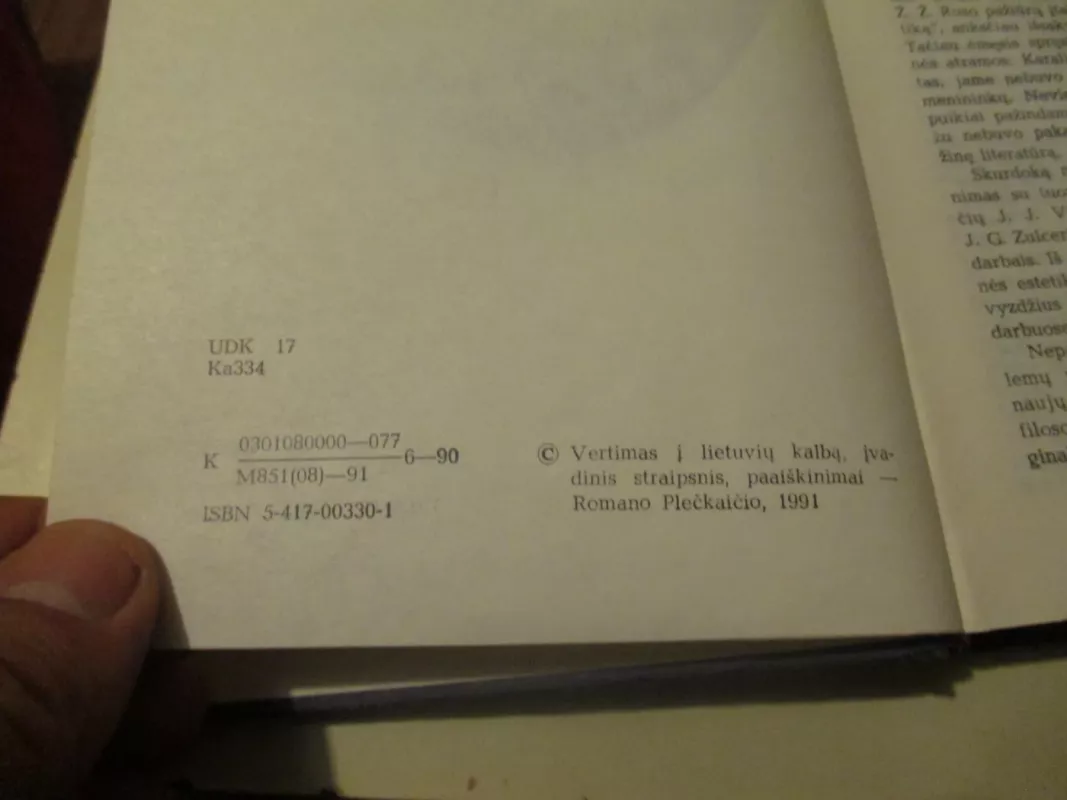 Sprendimo galios kritika - Imanuelis Kantas, knyga 4