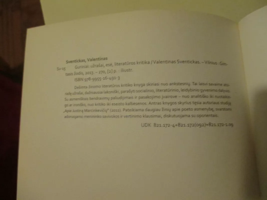 Guriniai - Valentinas Sventickas, knyga 4