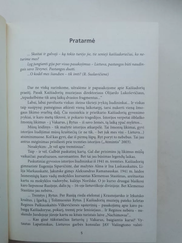 Sujungianti atmintis, Kaišiadorys - į Vakarus, į Rytus - Autorių Kolektyvas, knyga 6