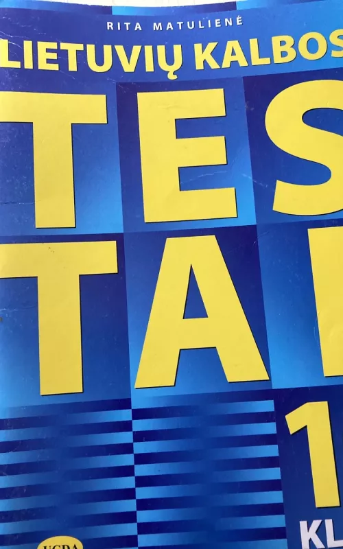 Lietuvių kalbos testai 10 klasei - Rita Matulienė, knyga 2