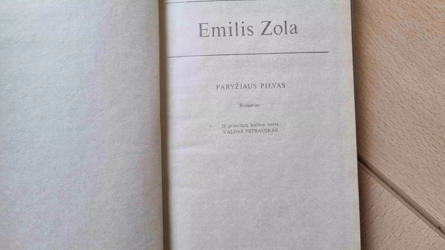 Paryžiaus pilvas - Emilis Zola, knyga 3
