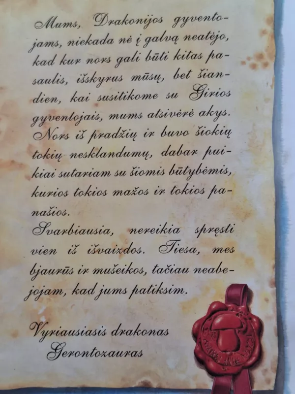 Miško pasakos. Drakonai - Tony Wolf, knyga 3