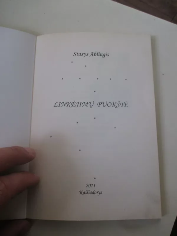 Linkėjimų puokštė - Stasys Ablingis, knyga 3
