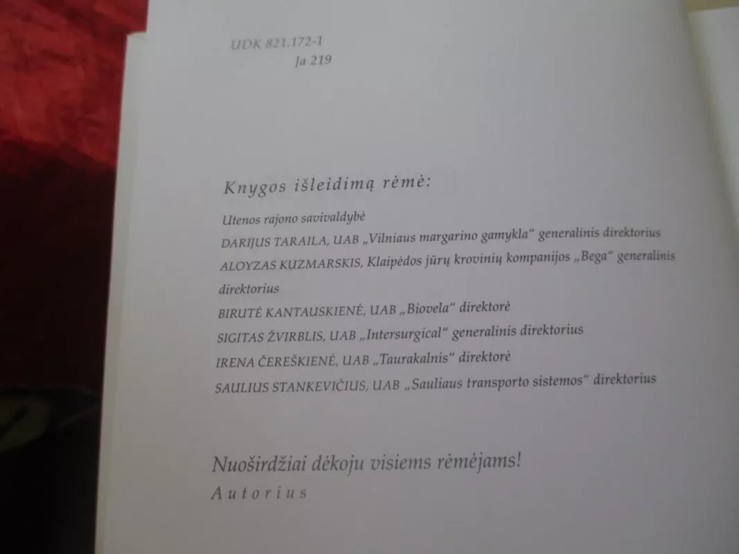 Virš judančio vandens: poezijos rinktinė - Jonas Jakštas, knyga 3