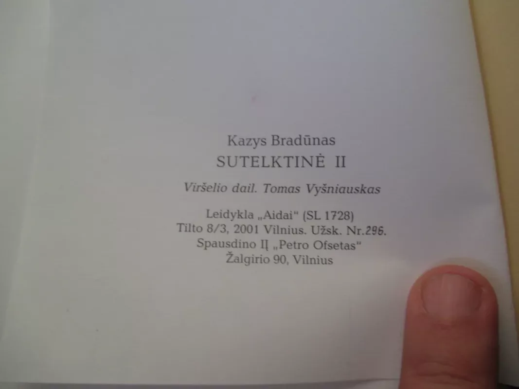 Sutelktinė (2 tomai) - Kazys Bradūnas, knyga 4