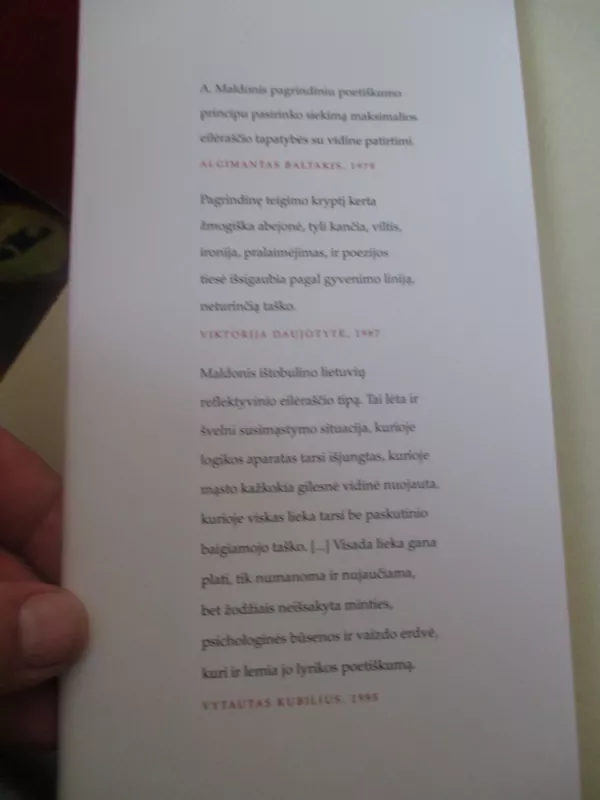 Šviesa pro lapus: rinktiniai eilėraščiai - Alfonsas Maldonis, knyga 3