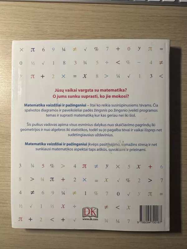 Padėkime vaikams mokytis.  Matematika. Vaizdžiai ir pažingsniui - Carol Vorderman, knyga 3