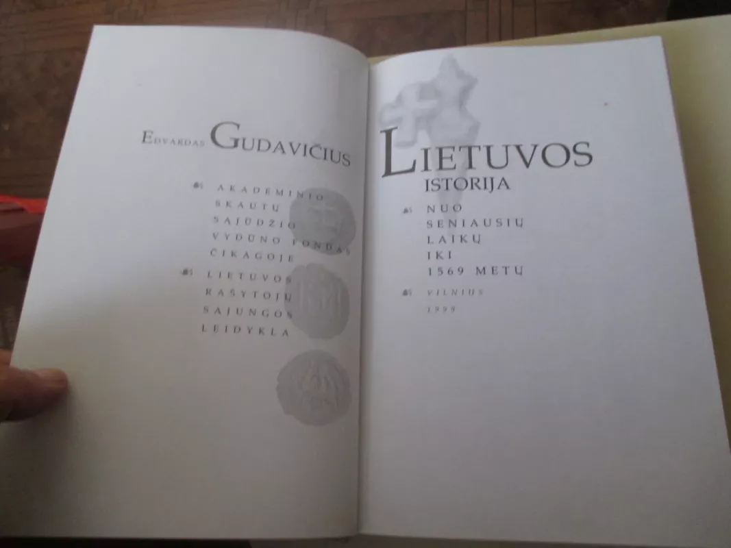 Lietuvos istorija 1 tomas - Edvardas Gudavičius, knyga 3
