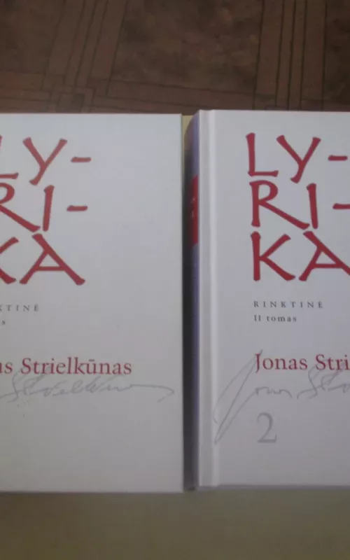Lyrika rinktinė 2 tomai - Jonas Strielkūnas, knyga 2