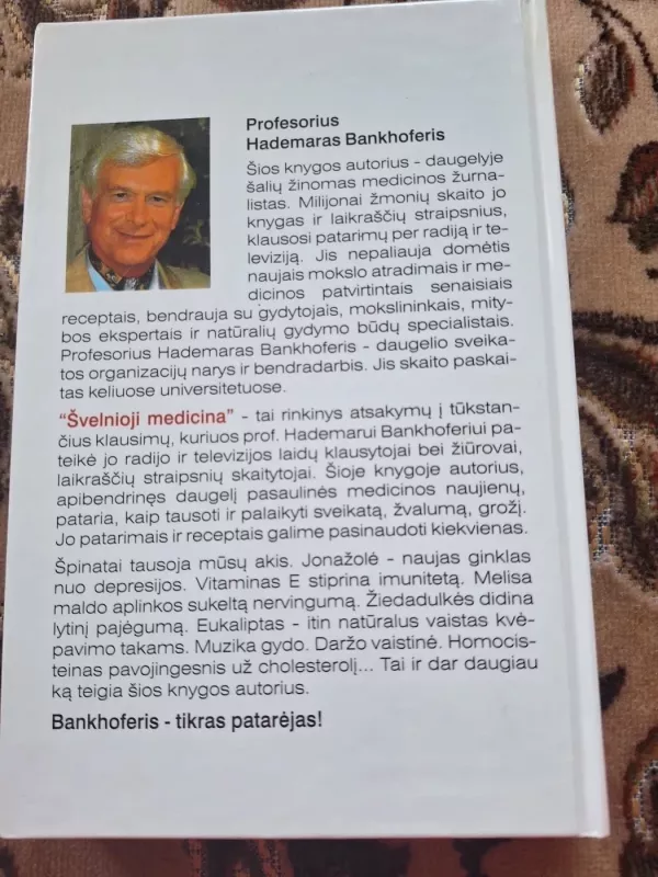 Švelnioji medicina - Hademar Bankhofer, knyga 3