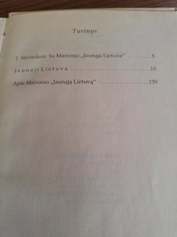 Jaunoji Lietuva -  Maironis, knyga 4