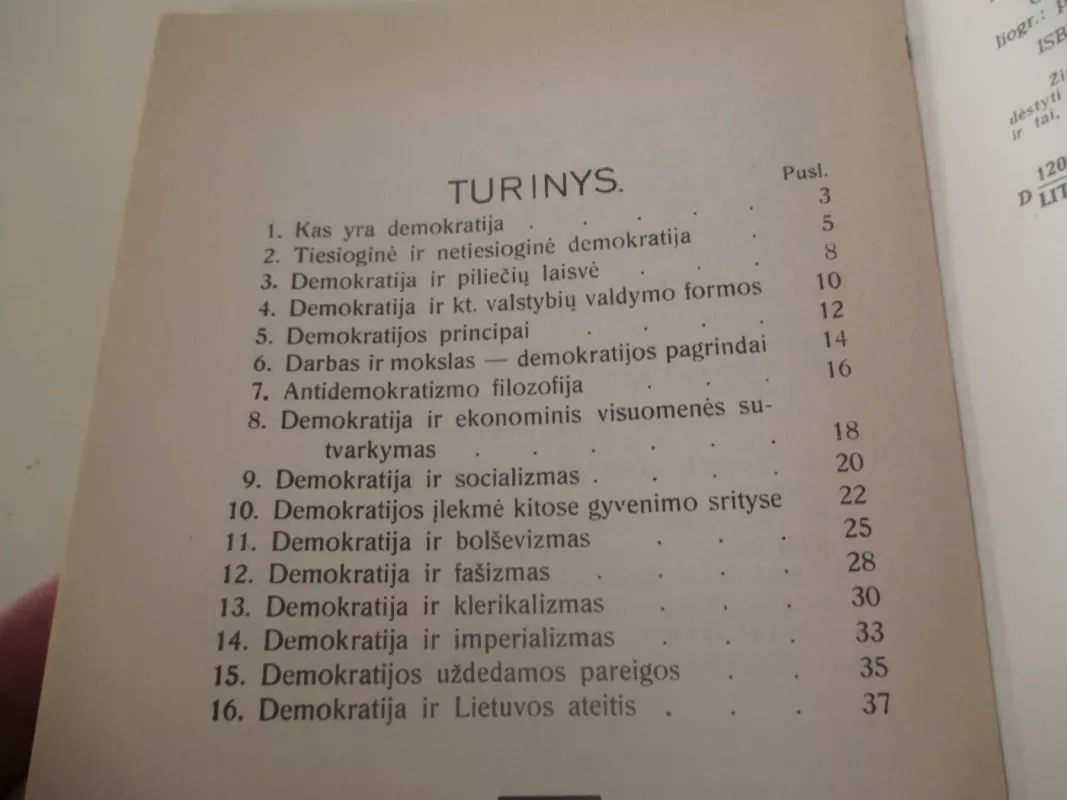 Demokratija ir jos priešai arba Demokrato katekizmas - Zigmas Toliušis, knyga 5