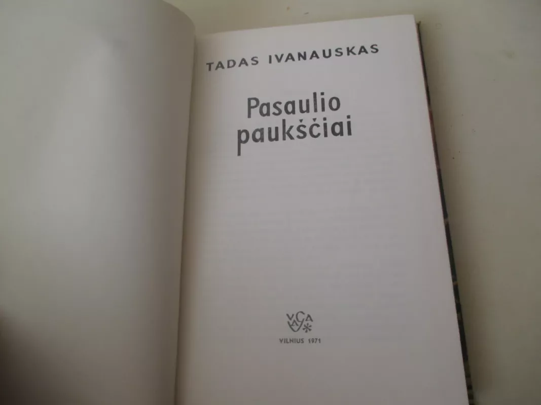 Pasaulio paukščiai - Tadas Ivanauskas, knyga 3