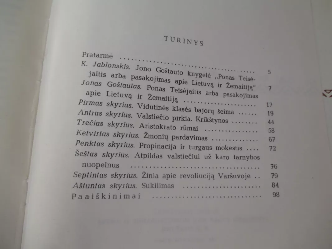 Ponas teisėjaitis, arba Pasakojimas apie Lietuvą ir Žemaitiją - Jonas Goštautas, knyga 5