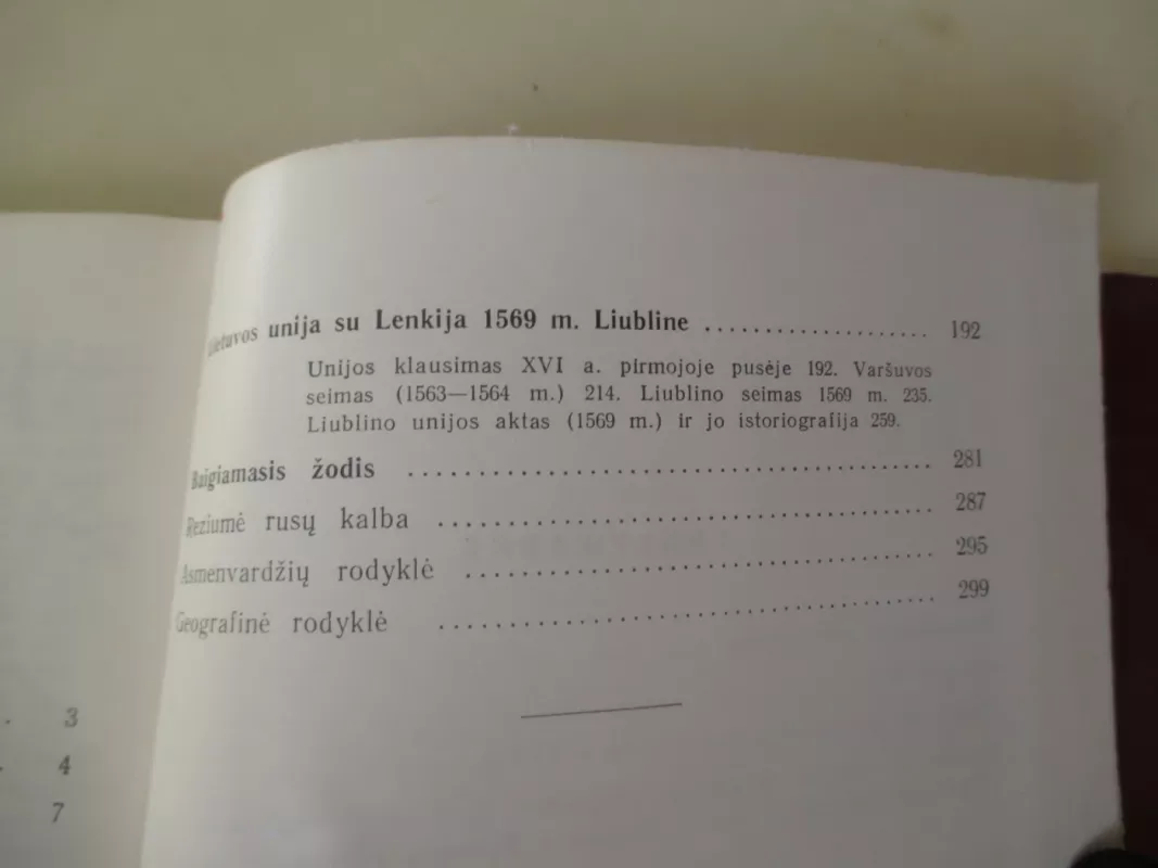 Lietuvos užsienio politika XVI a. - B. Dundulis, knyga 6