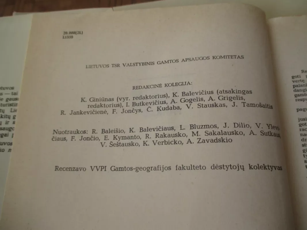 Lietuvos TSR nacionalinis parkas - Autorių Kolektyvas, knyga 3