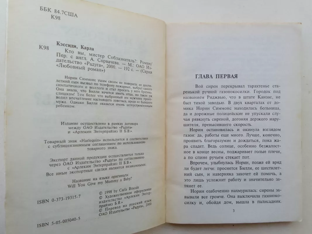 Кто вы, мистер соблазнитель? - Карла Кэссиди, knyga 4