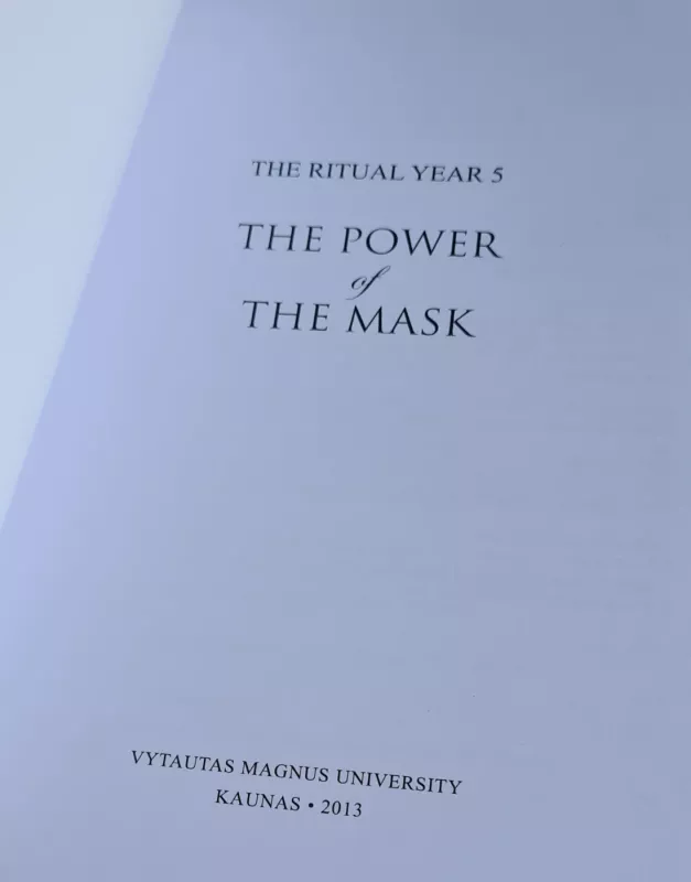 The power of the mask - Autorių Kolektyvas, knyga 3