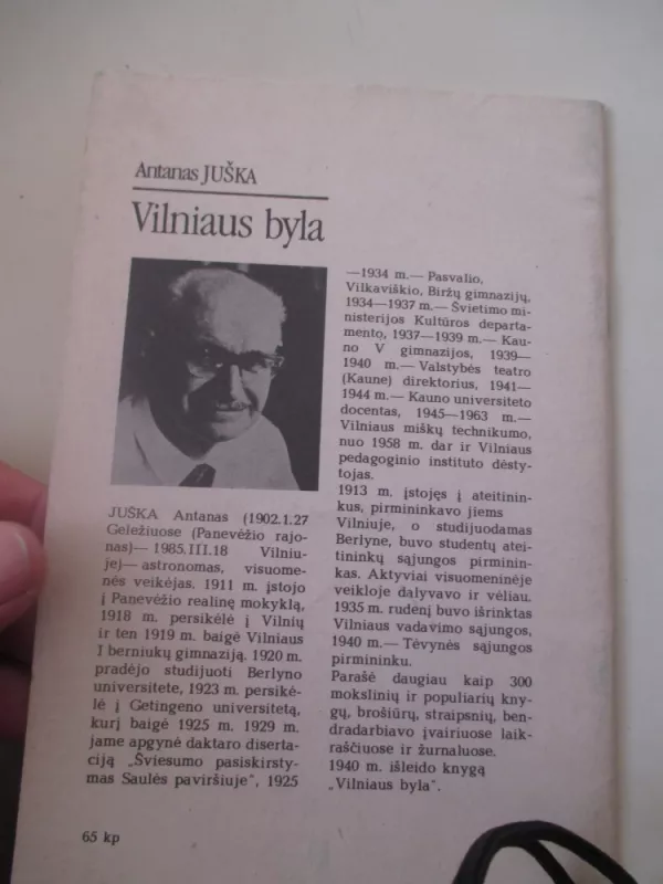 Vilniaus byla - Antanas Juška, knyga 4