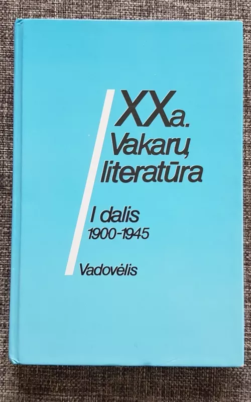 XX a. Vakarų literatūra: 1900-1945 (1 dalis). vadovėlis - Galina Baužytė, knyga 2
