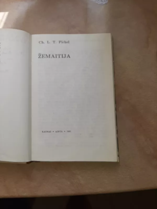 Žemaitija - C. L. T. Pichel, knyga 3