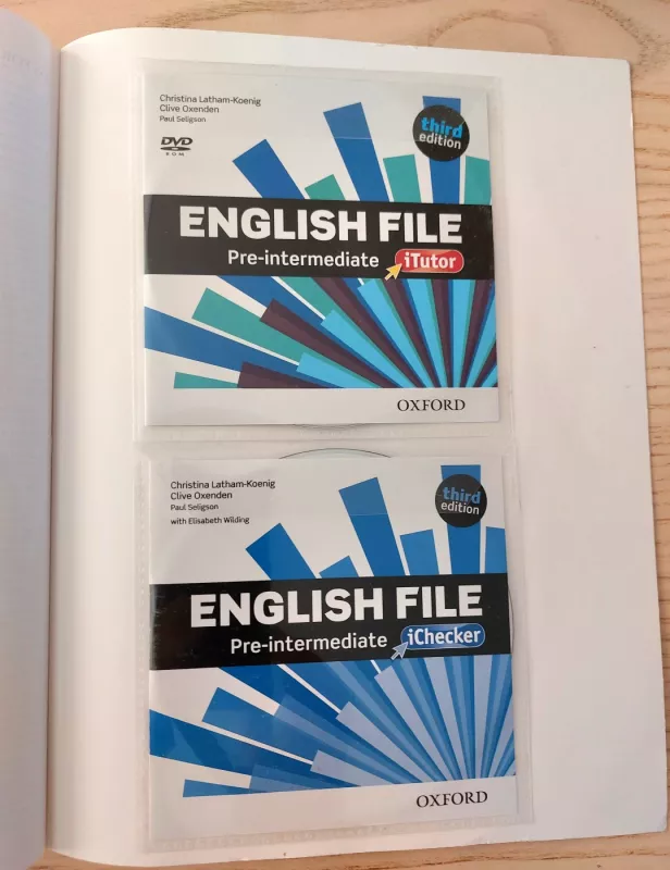 ENGLISH FILE: Pre-intermediate Student's Book (with DVD ROM). Third edition. - Christina Latham-Koenig, knyga 6