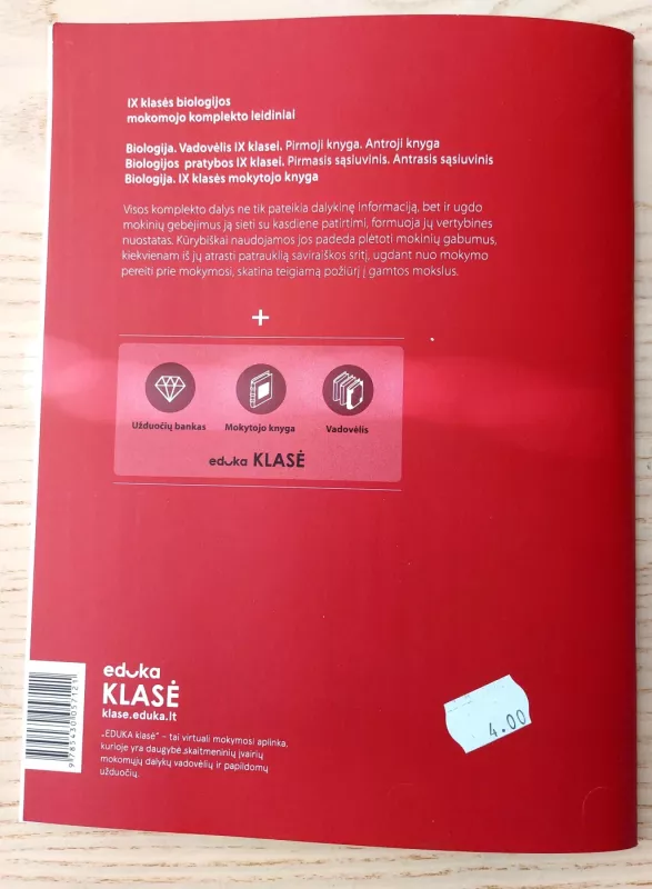 Biologijos pratybos 9kl. Antrasis sąsiuvinis - Autorių Kolektyvas, knyga 6