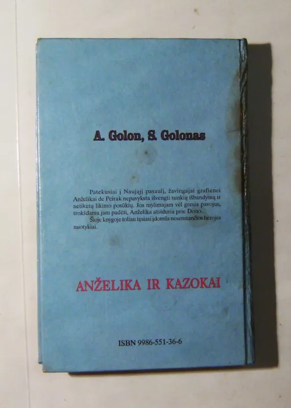Anželika ir kazokai - Ana Golon, Seržas  Golon, knyga 6