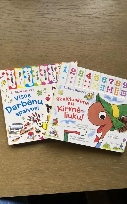 Skaičiuokime su Kirmėliuku - Richard Scarry, knyga 2