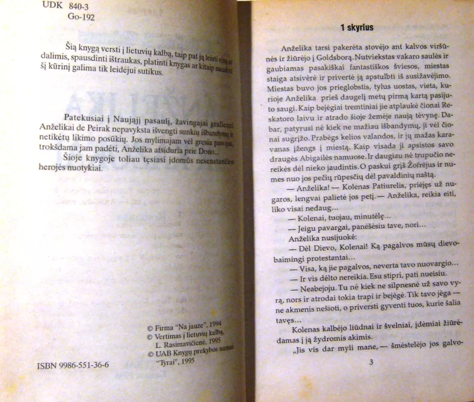 Anželika ir kazokai - Ana Golon, Seržas  Golon, knyga 5