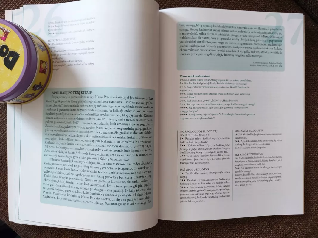 Gramatika. Lietuvių kalbos užduotys 9-10 klasei. - Vida Marcišauskaitė, knyga 6