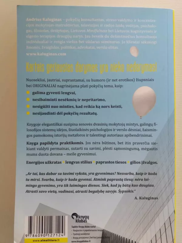 Gerų pokyčių vadovas. Lengvumas - Andrius Kaluginas, knyga 3