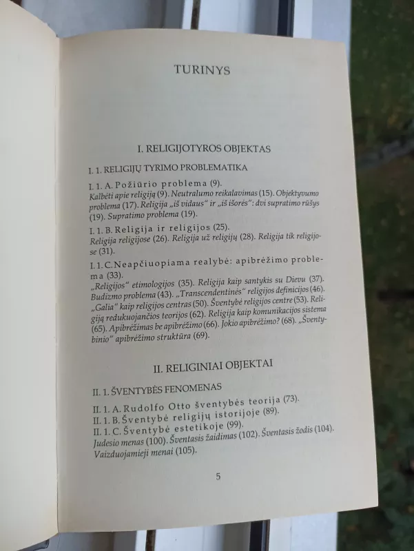 Religijotyros įvadas - Gintaras Beresnevičius, knyga 5