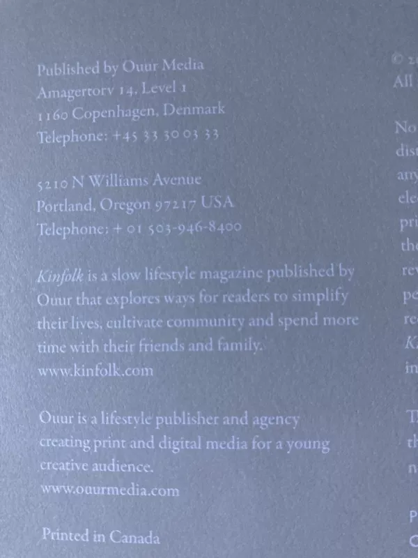 Kinfolk - Autorių Kolektyvas, knyga 6